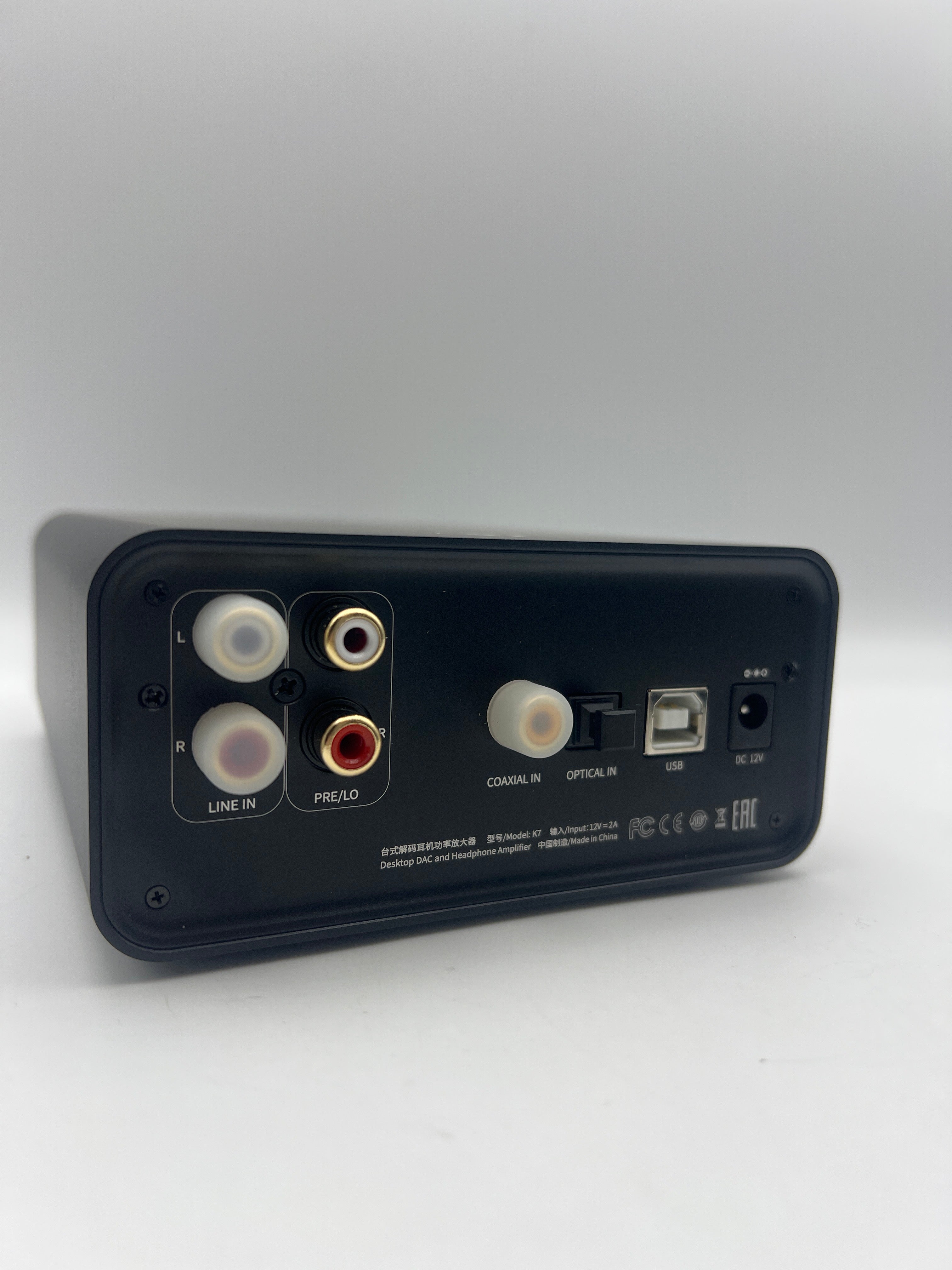 FiiO K7 rear panel