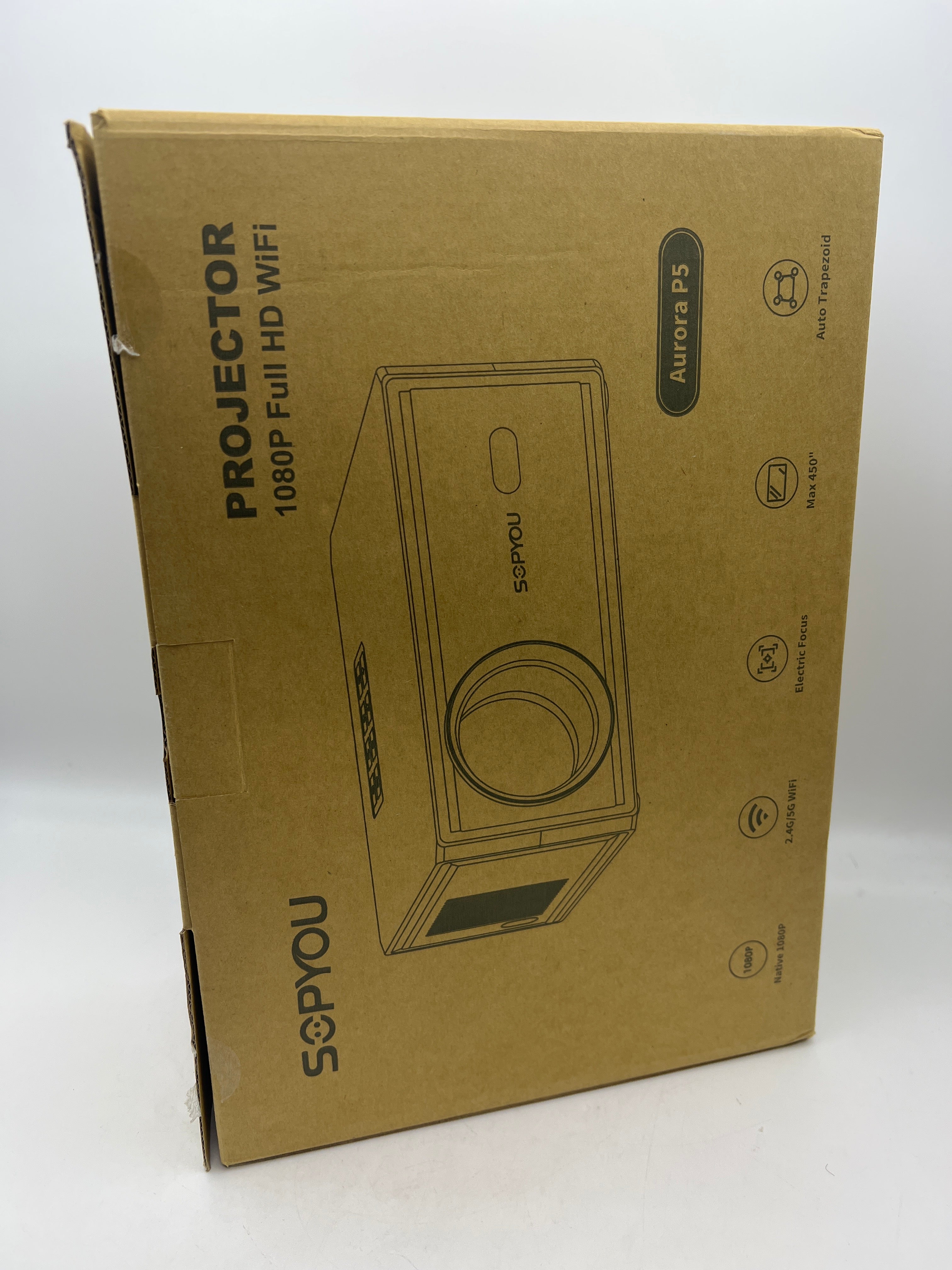 Native 1080P 4K Support Projector