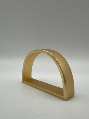 Matte gold semicircle napkin holders