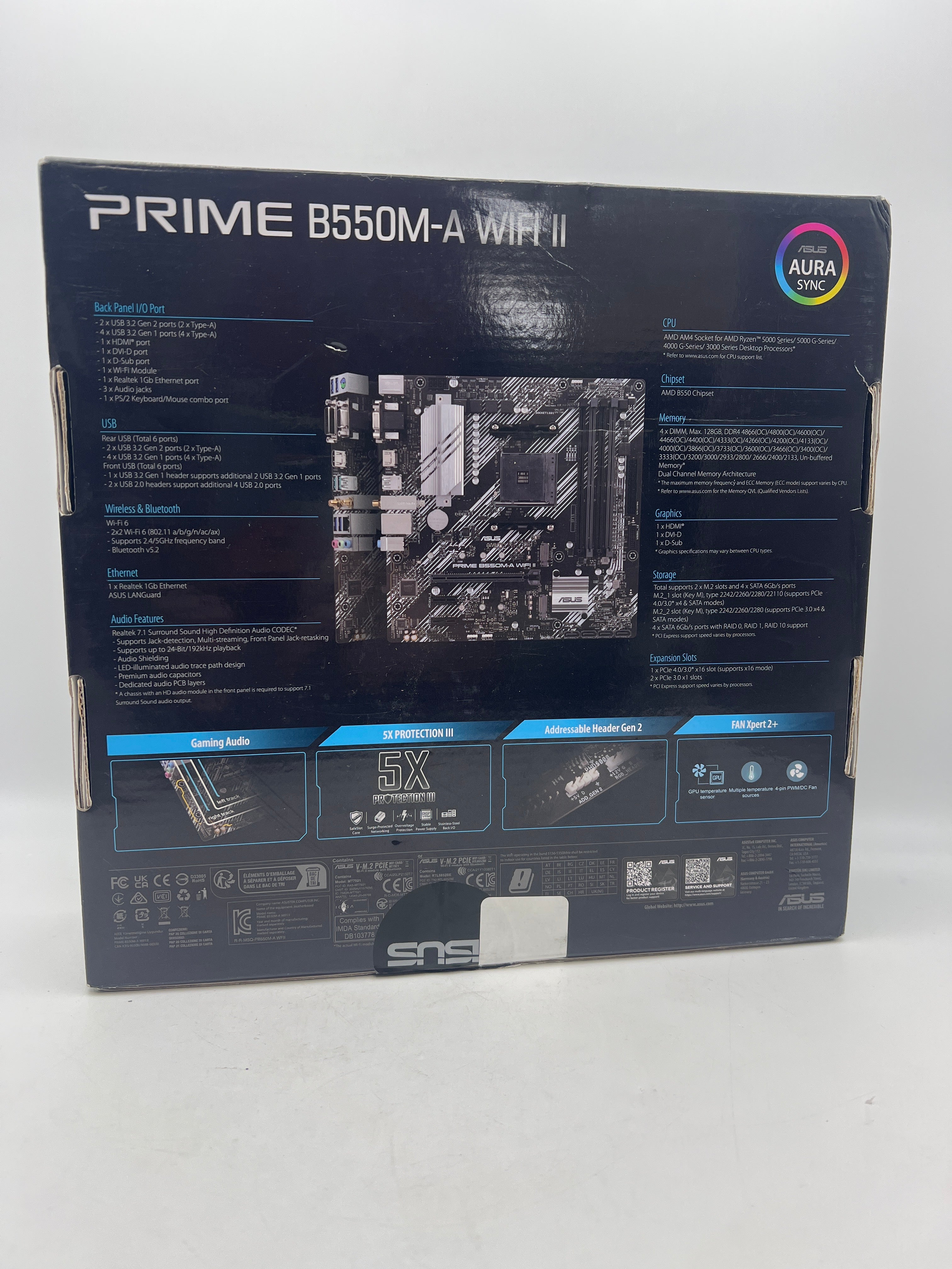 ASUS Prime B550M-A WiFi II motherboard