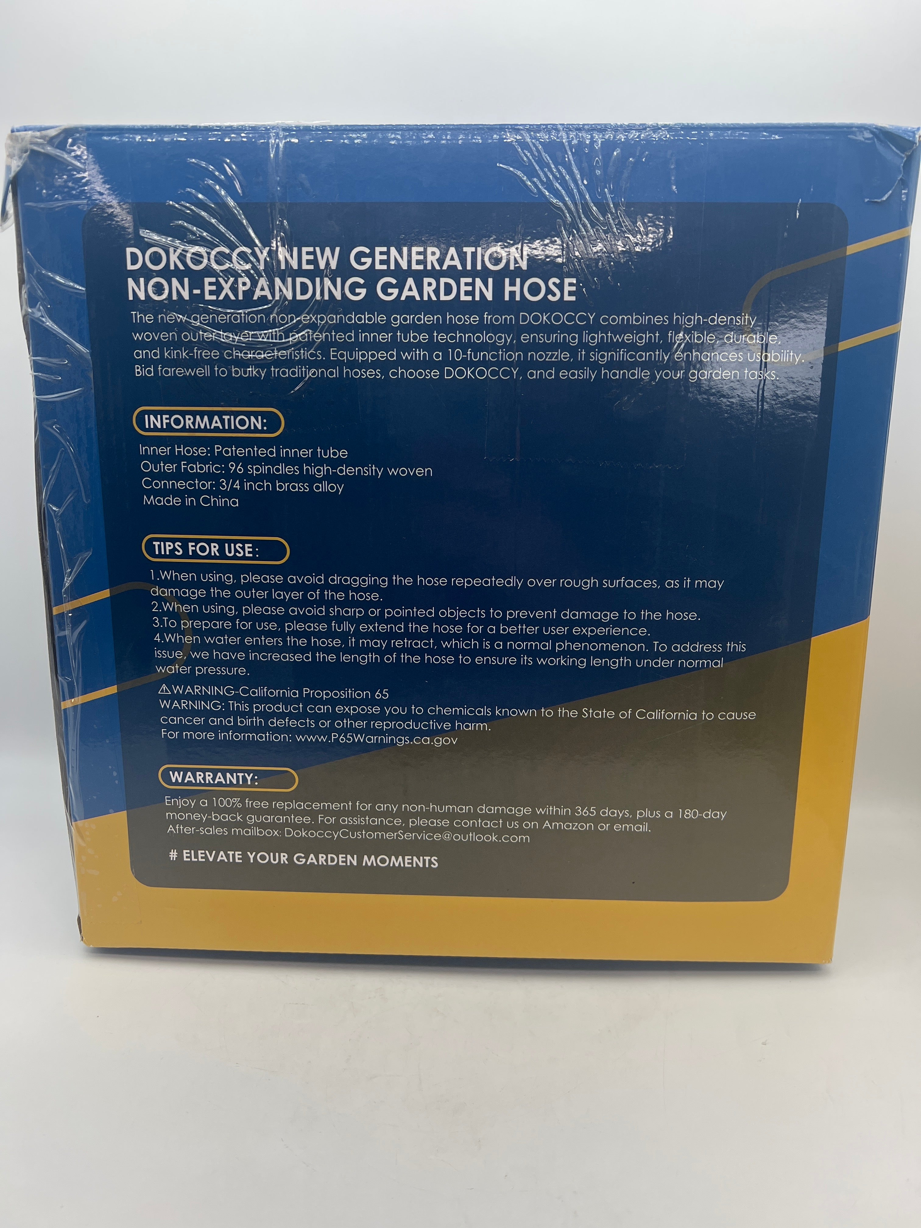 Flexible Water Hose with 10 Function Spray Nozzle