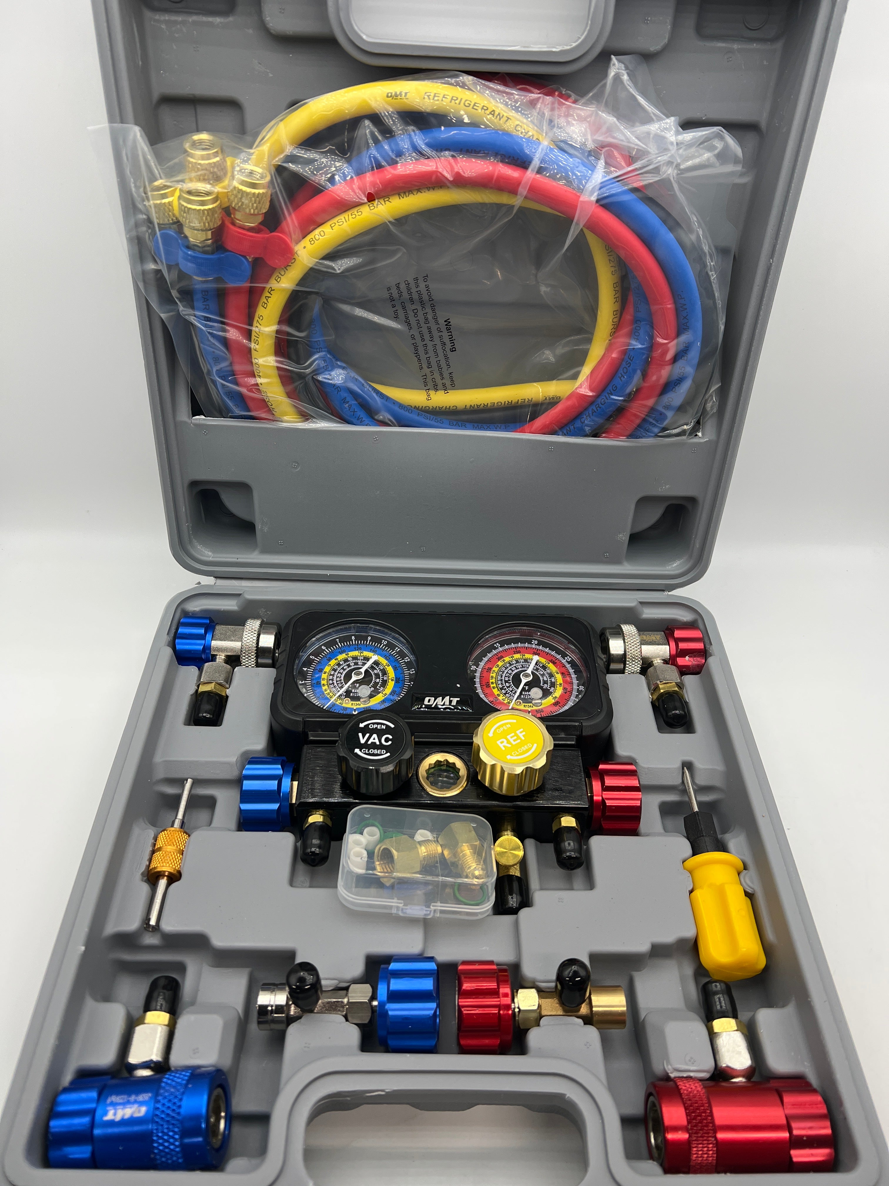 AC Gauge Kit for R1234yf R134a R404a