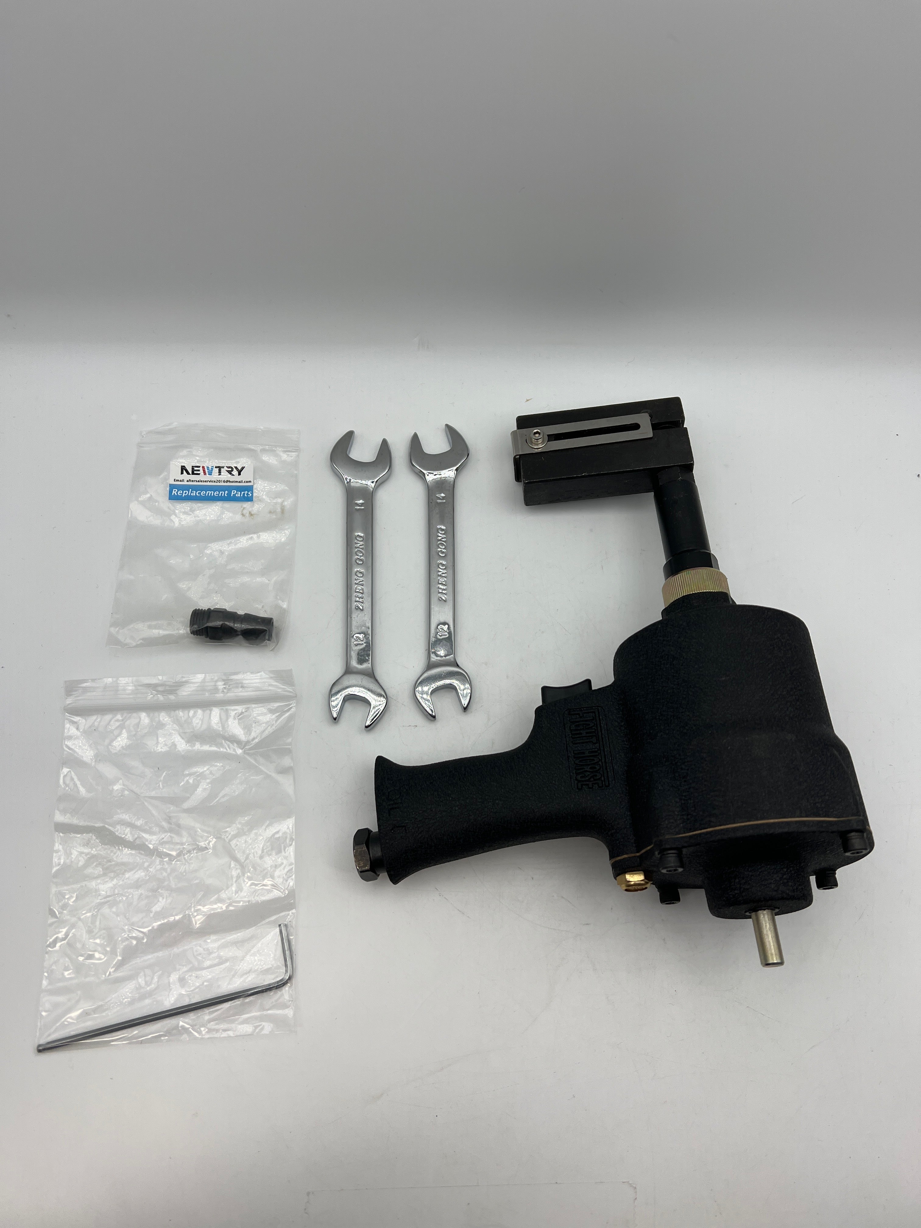 NEWTRY Pneumatic Hole Puncher 5mm Air Metal Hole Punch Tool