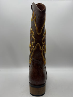 IUV Women's Square Toe Mid-Calf Cowboy Boots Side View