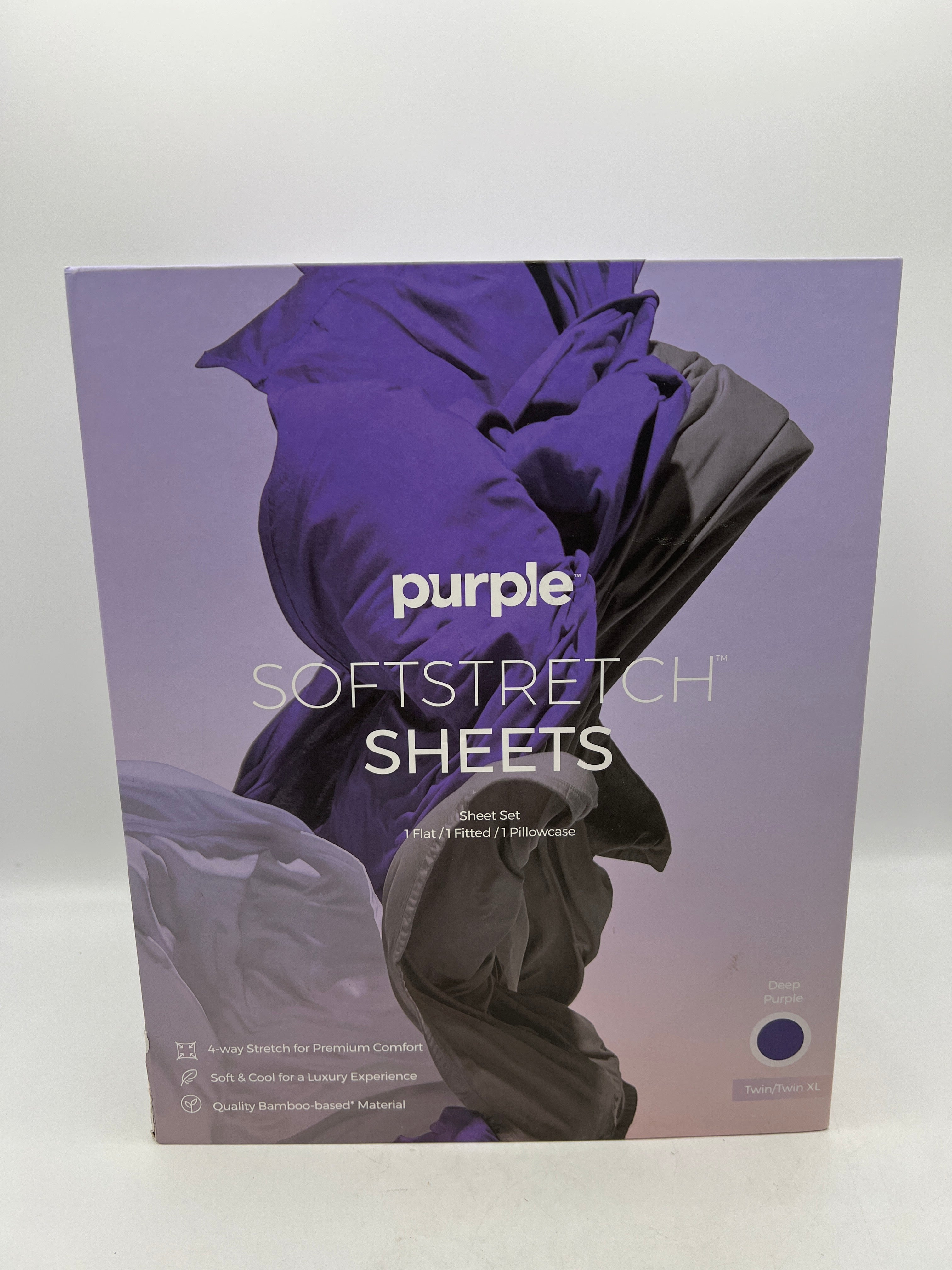 Purple SoftStretch Sheets Twin/Twin XL