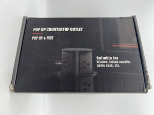 ANNQUAN 3-Inch Pop-Up Outlet with 15W Wireless Charger