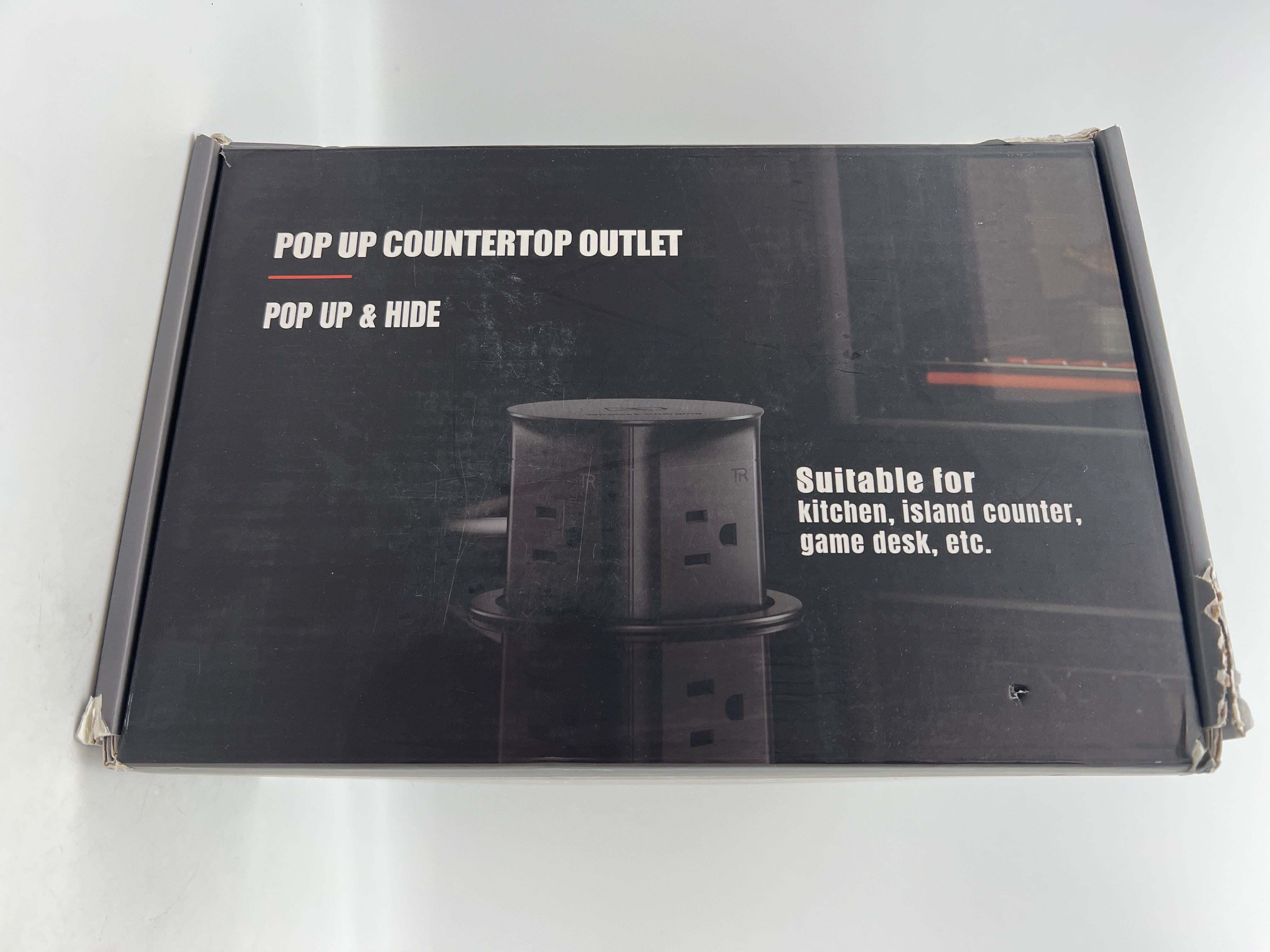 ANNQUAN 3-Inch Pop-Up Outlet with 15W Wireless Charger