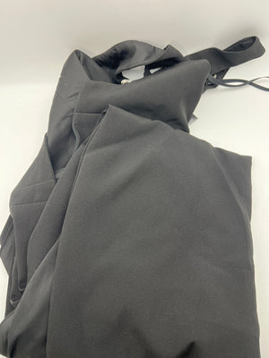 Alivia Gown in Stretch Crepe Black