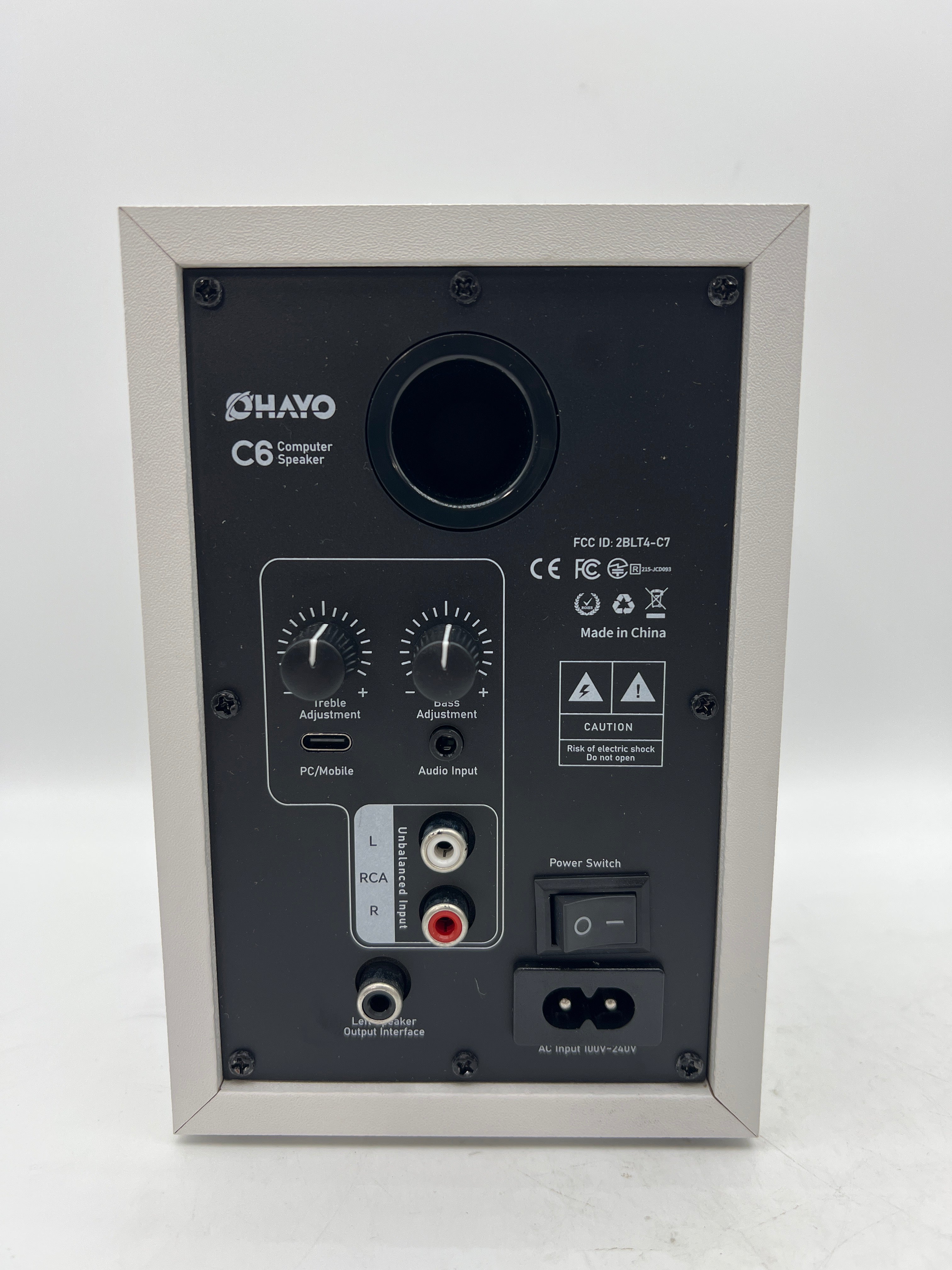 OHAYO 60W Computer Speakers side view