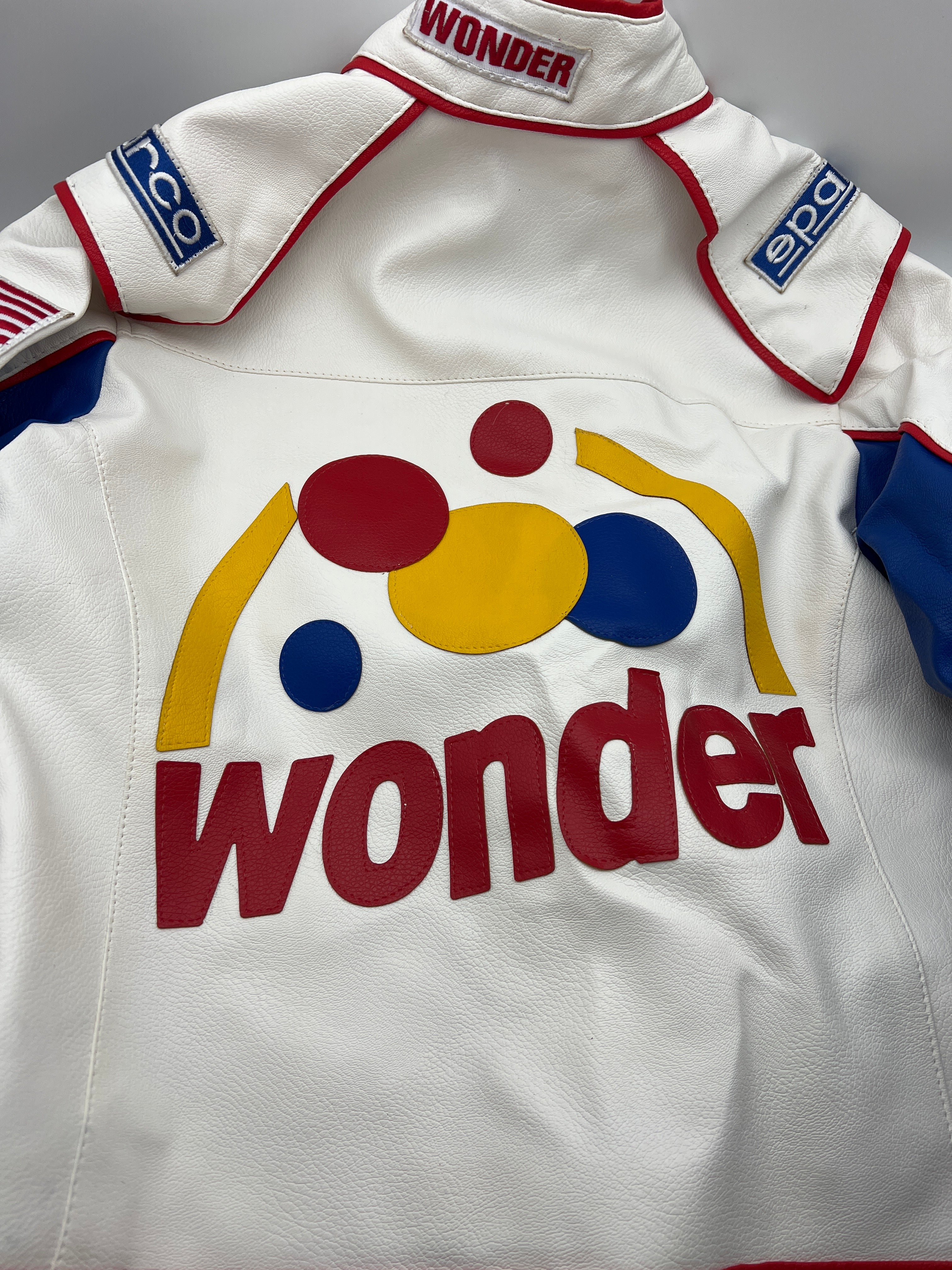 ADS Fashion Men's White Racing Jacket