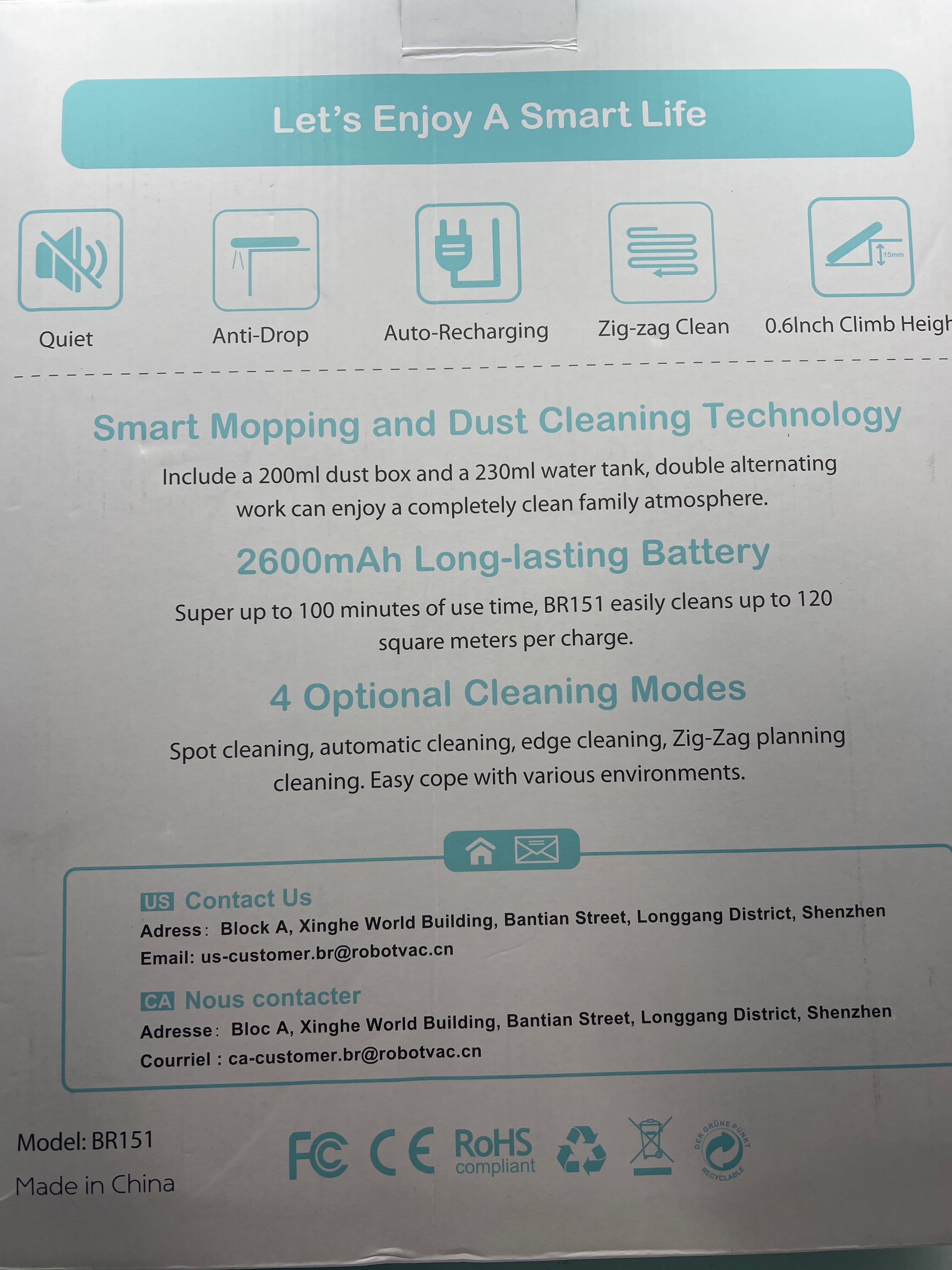 MAMNV Robot Vacuum and Mop 2-in-1