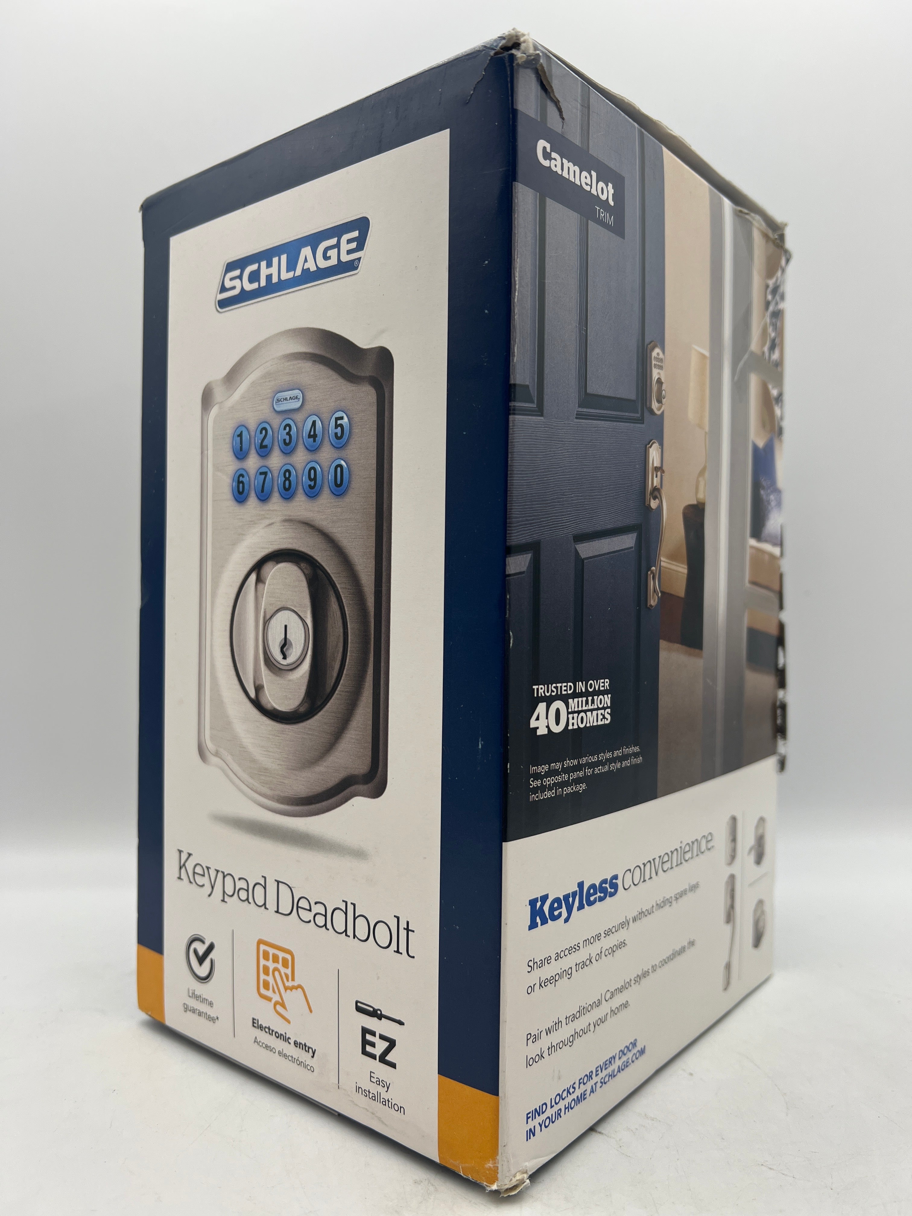 Schlage BE365 V CAM 619 Camelot Keypad Deadbolt