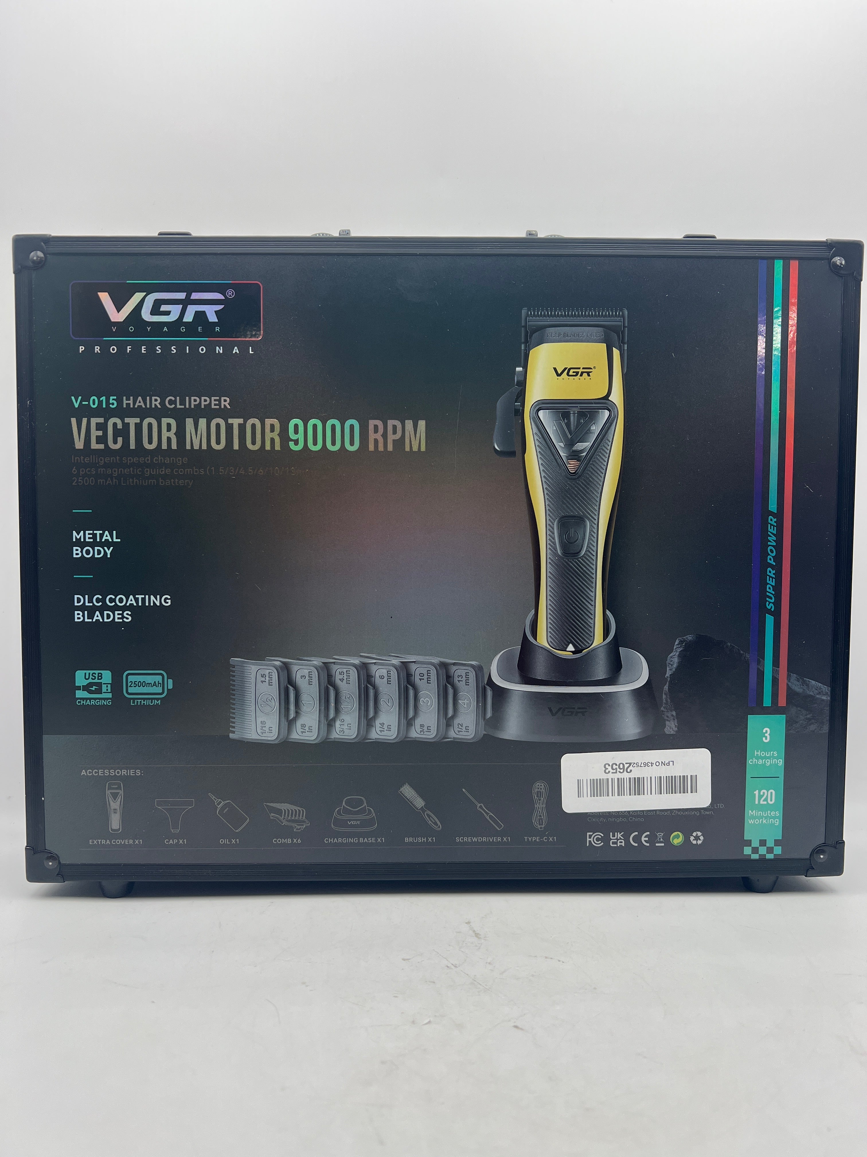 VGR 015 Professional Cordless Hair Clippers