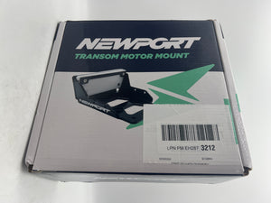 Glossy Black Powder-Coated Motor Mount