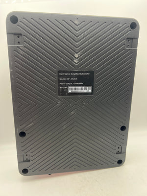 2025 Upgraded 10" 1200W Slim Under Seat Powered Car Subwoofer