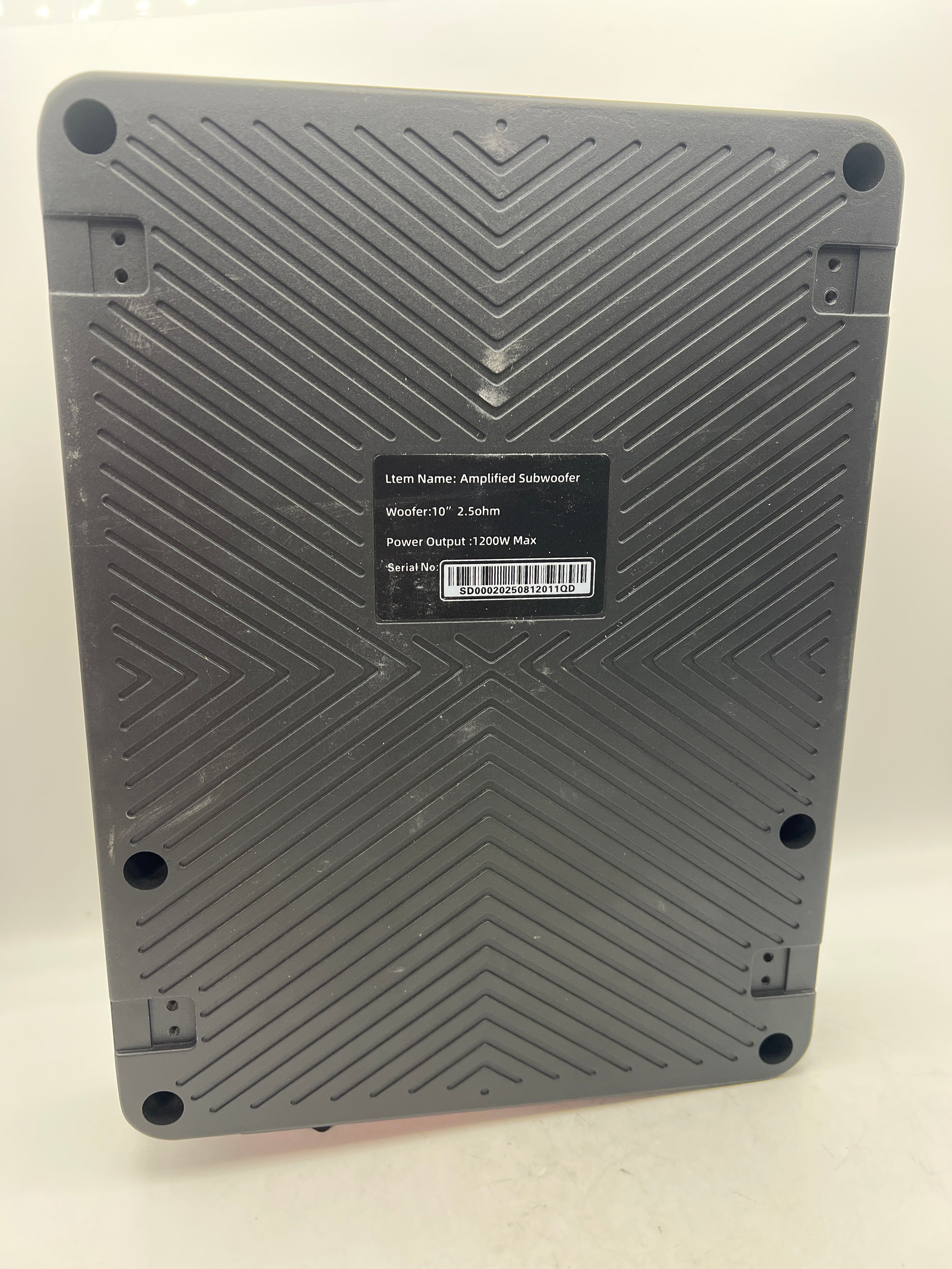 2025 Upgraded 10" 1200W Slim Under Seat Powered Car Subwoofer