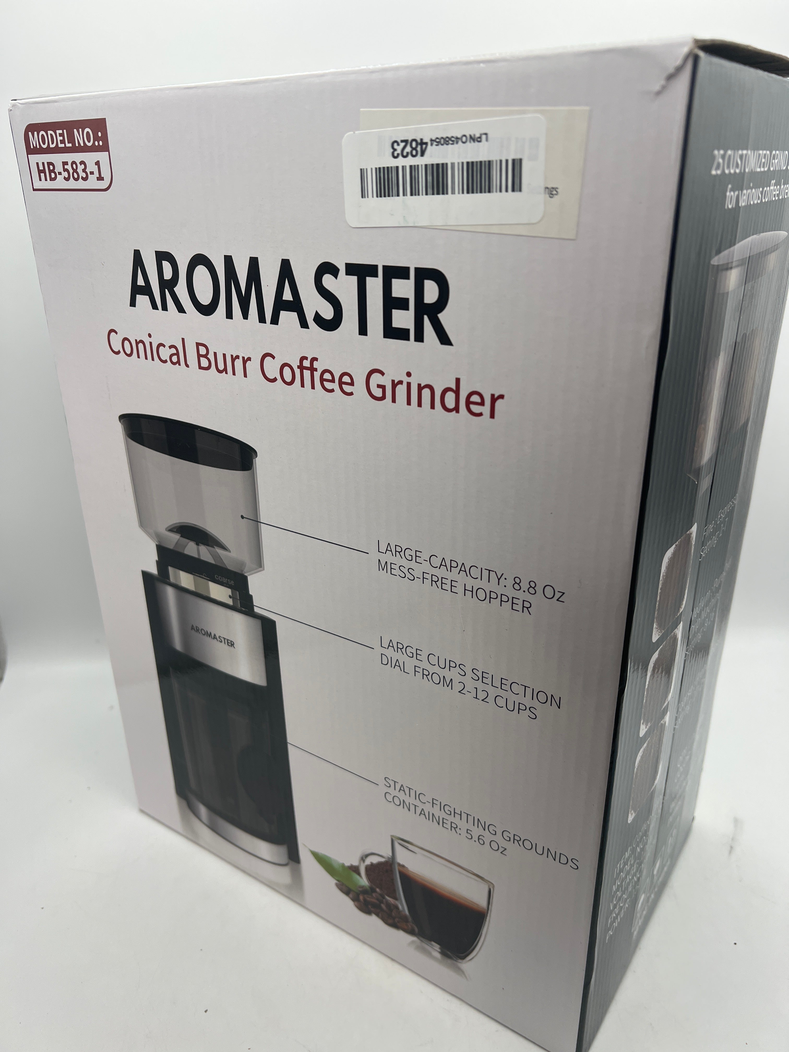 Anti-static Design Coffee Grinder