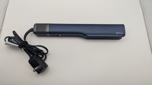 IG INGLAM Air Straight, Style from Wet Hair, 200M Ionic Hair Dryer Straightener for Medium Long Hair(14”-30”), Straightener and Dryer 2 in 1, Fast Drying and Hair Straightening in One Step, Dark Blue