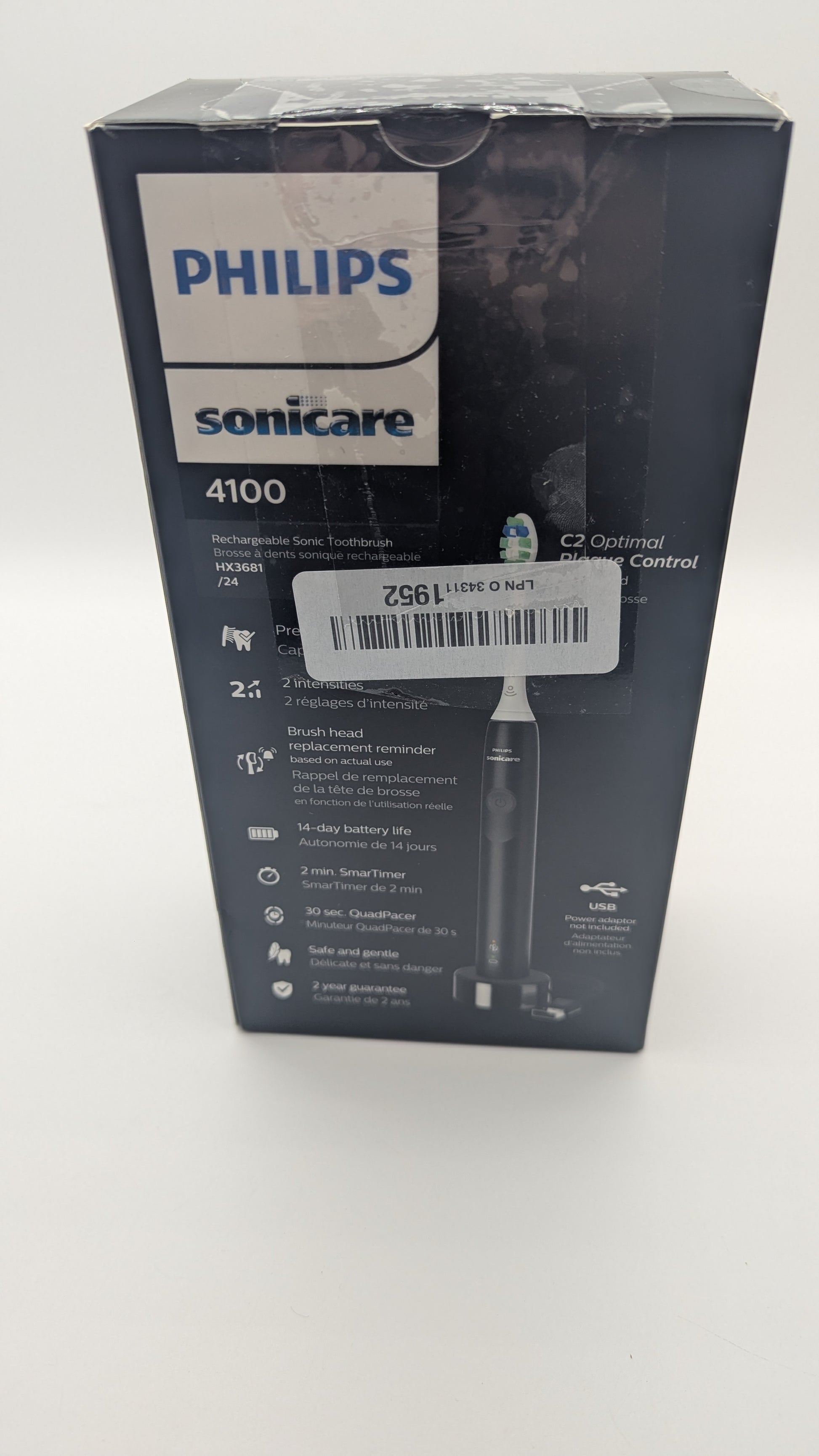 Philips Sonicare 4100 Toothbrush with Pressure Sensor