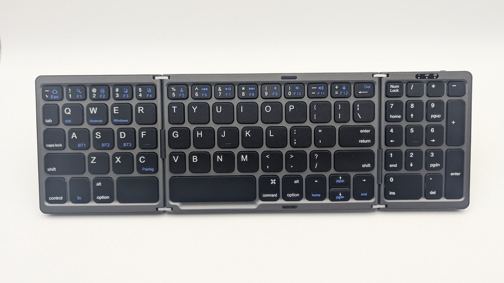 foldable keyboard and mouse combo