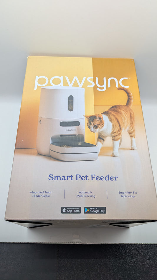 Automatic Cat Feeder,WiFi Smart Scale Tracks Pet's Food Intake, App Remote Feeding, 3.6L Timed Food Dispenser for Cats and Dogs, Up to 10 Meals Per Day, Stainless Steel Bowl, Dual Power Supply