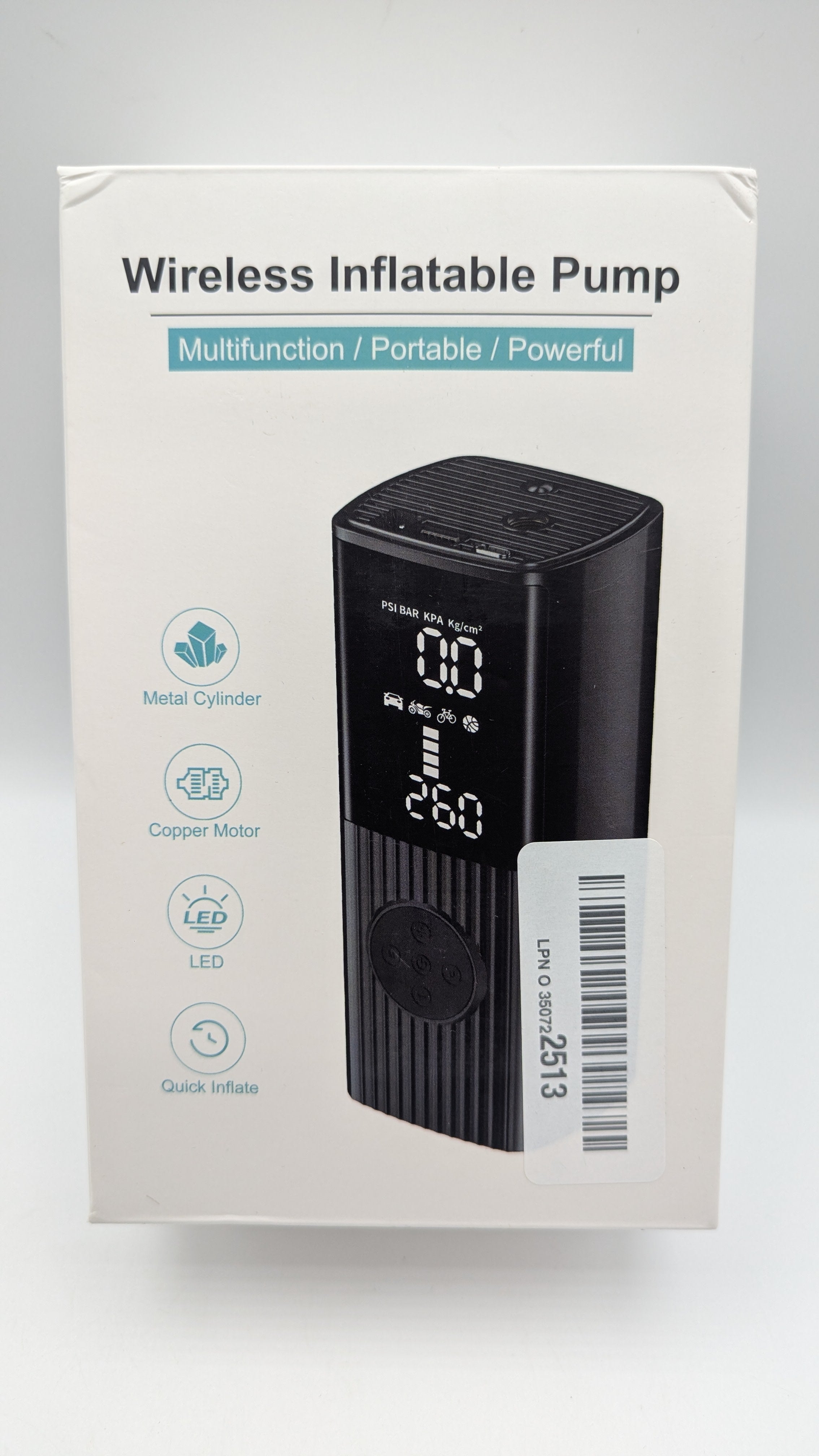 Cordless Air Pump for Car