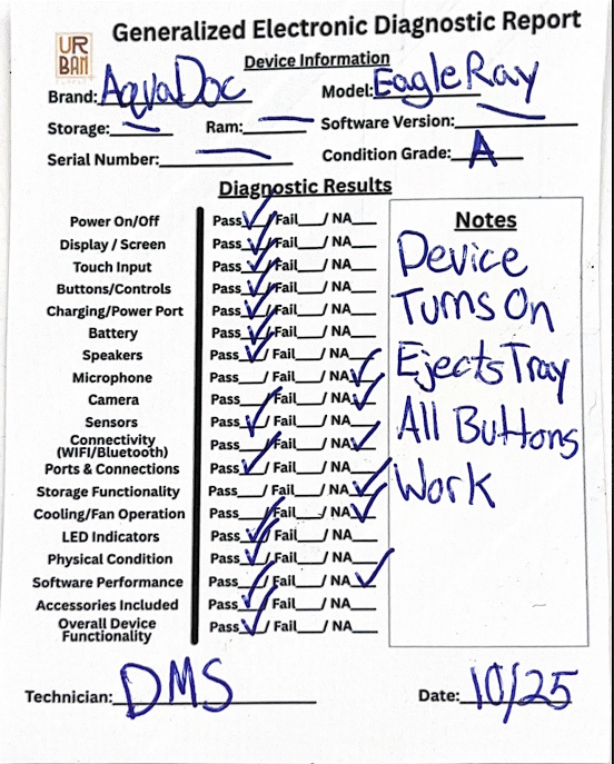 AquaDoc Digital Water Testing Kit