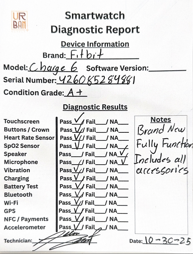 Fitbit Charge 6 Fitness Tracker