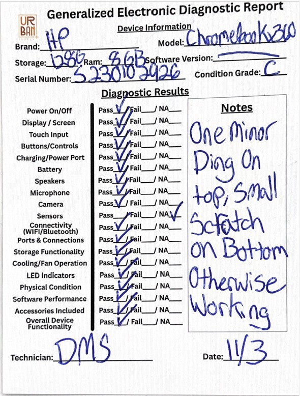 HP Chromebook x360 14c-cc0013dx