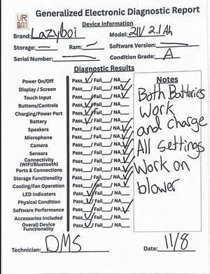 LAZYBOI 21V Cordless Leaf Blower