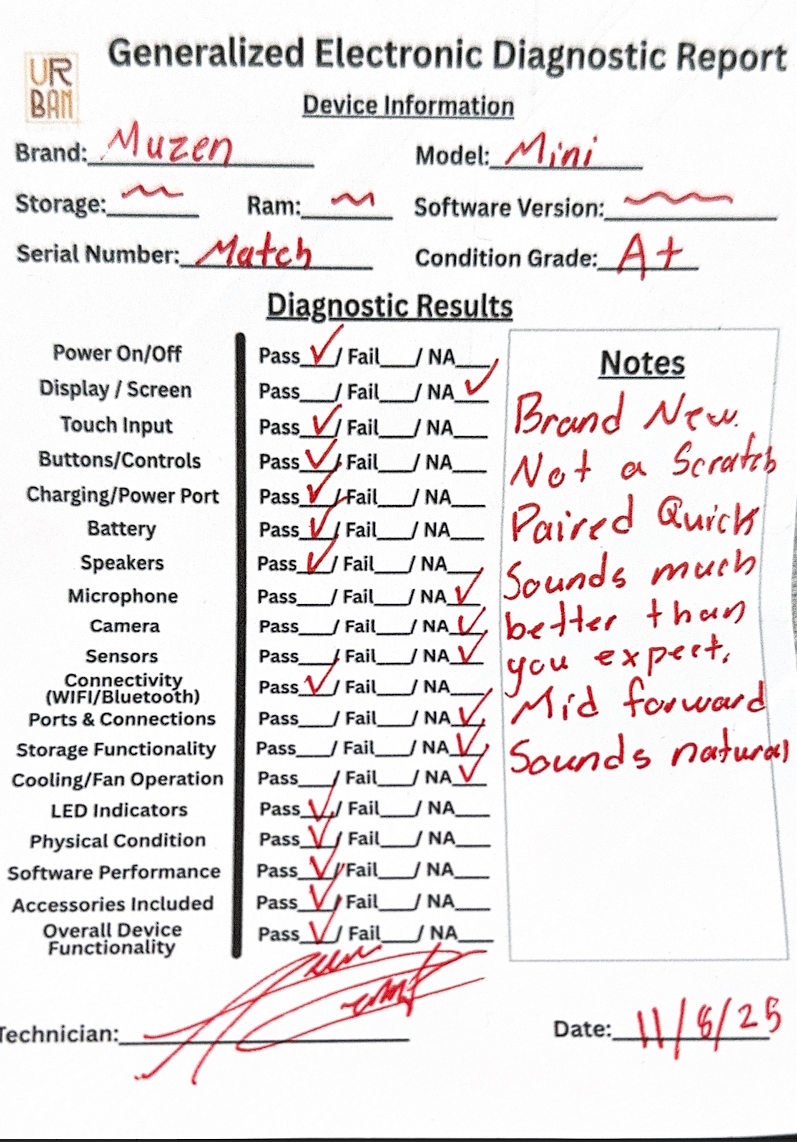 Muzen Mini Bluetooth Speaker