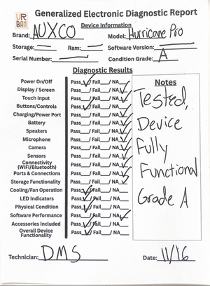 AUXCO Hurricane Pro Professional Hair Dryer