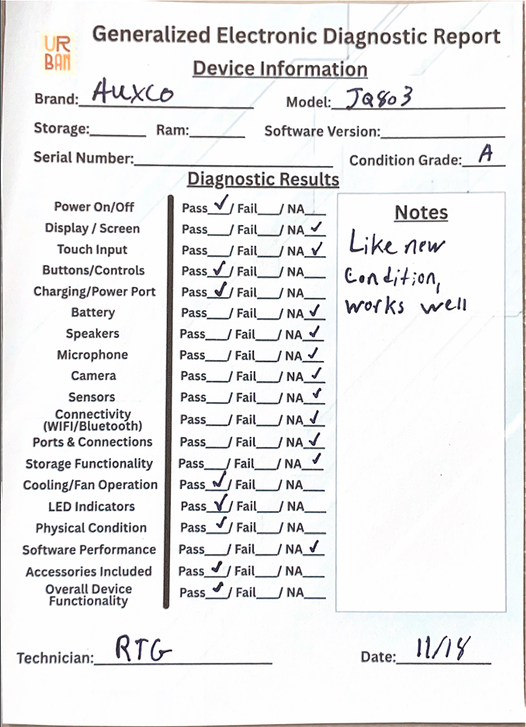 AUXCO Hurricane Pro Professional Hair Dryer