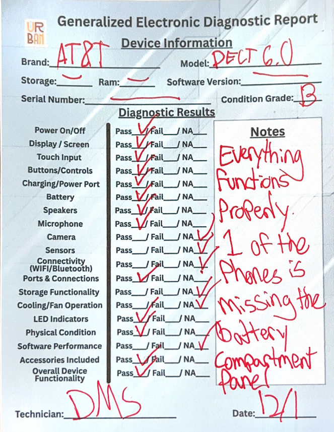 AT&T DECT 6.0 Cordless Phone