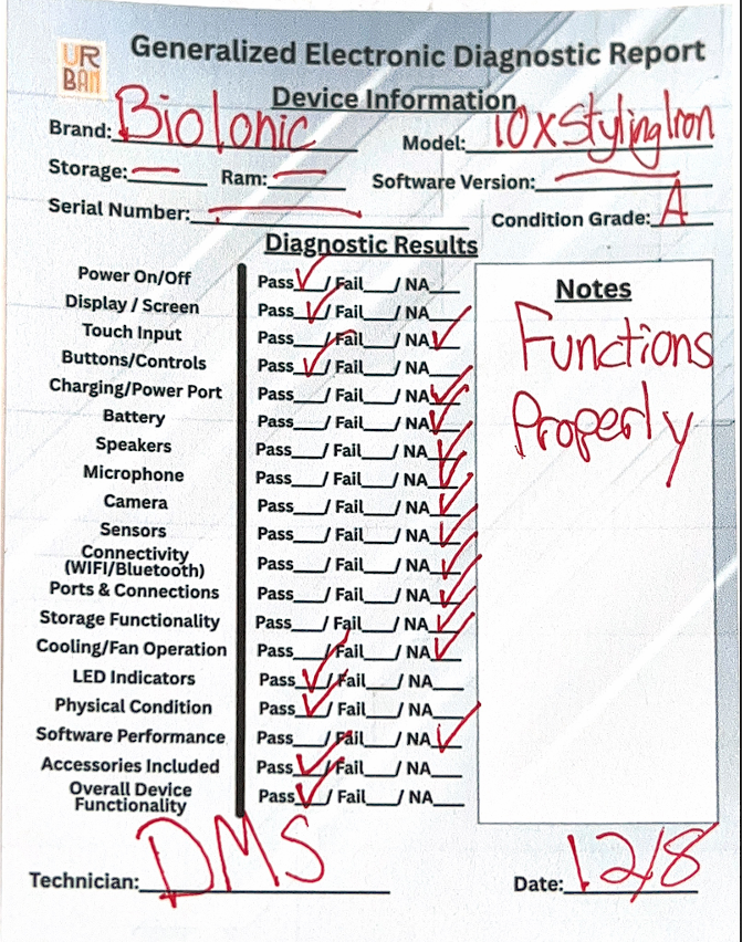 Bio Ionic 10X Styling Iron