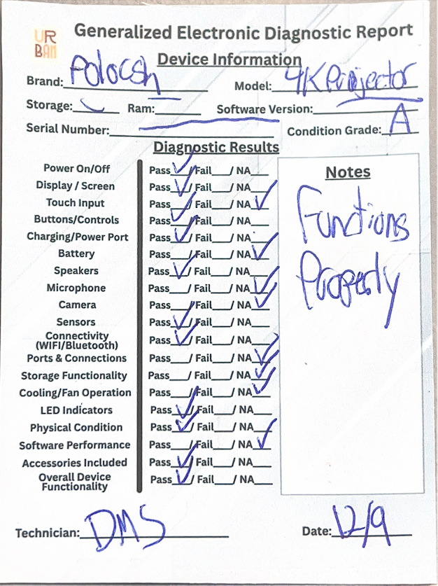 Polocsh 4K Projector
