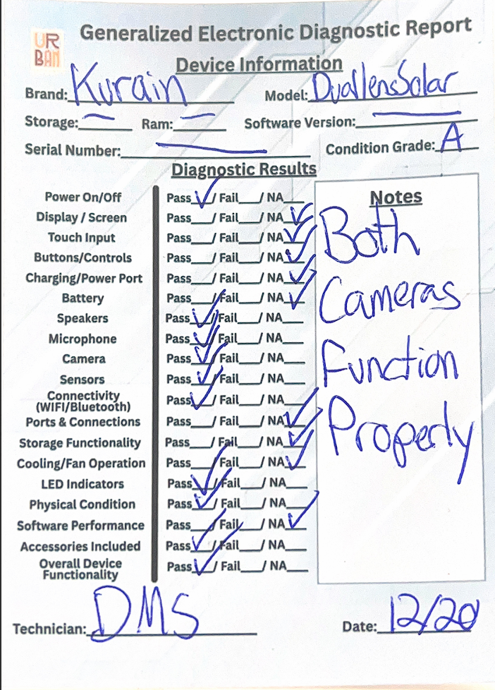 Dual Lens Solar Security Camera