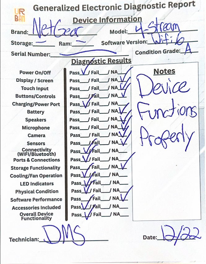NETGEAR 4-Stream WiFi 6 Router R6700AX