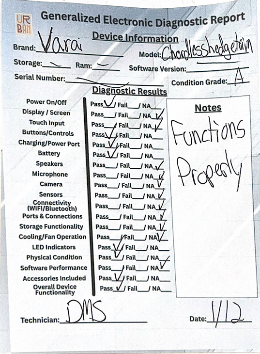 VARAI Cordless Hedge Trimmer