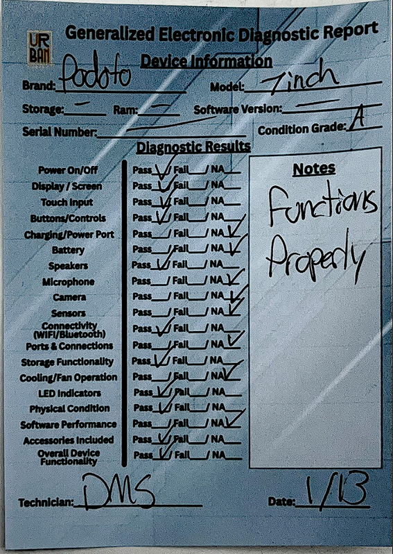 Podofo Portable Car Stereo