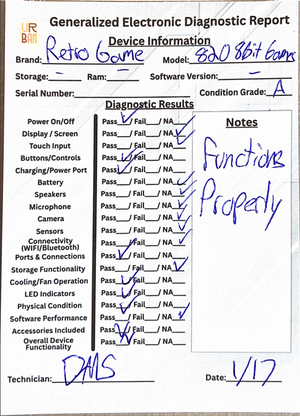 Retro Game Console with 800 Built-in Games