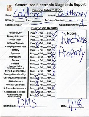 COLDSOOT Cold Therapy Machine