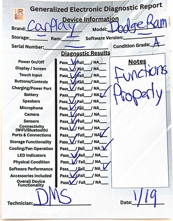 Car Radio for Dodge Ram 1500 2500 3500 2013-2018