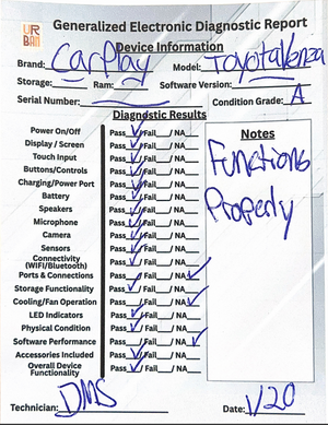 Volxcereo 9-inch Touch Screen Stereo for Toyota Venza 2008-2016