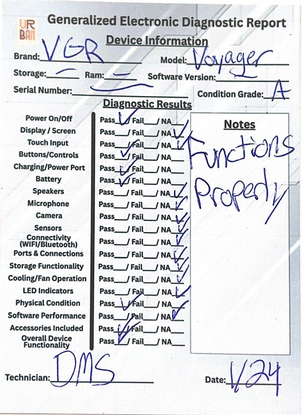 VGR 015 Professional Cordless Hair Clippers