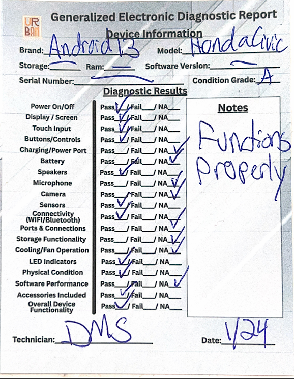 Android 13 Car Stereo Radio for Honda Civic 2016-2020