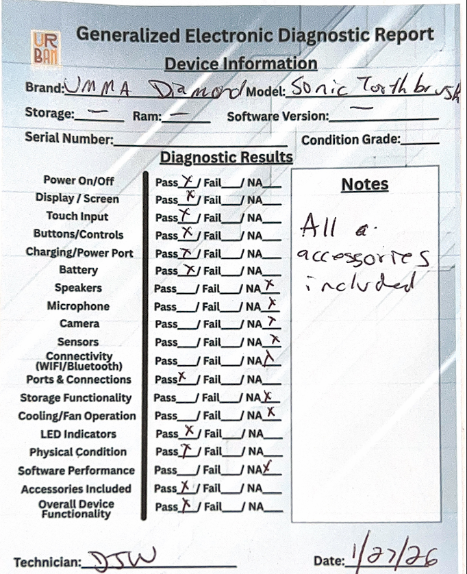 Tao Clean UV Sanitizing Sonic Toothbrush and Cleaning Station