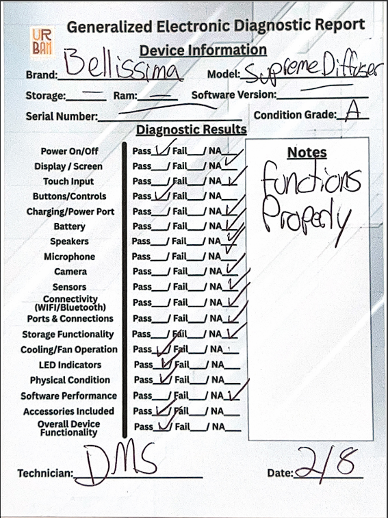 Bellissima Diffon Supreme Diffuser & Curly Hair Dryer