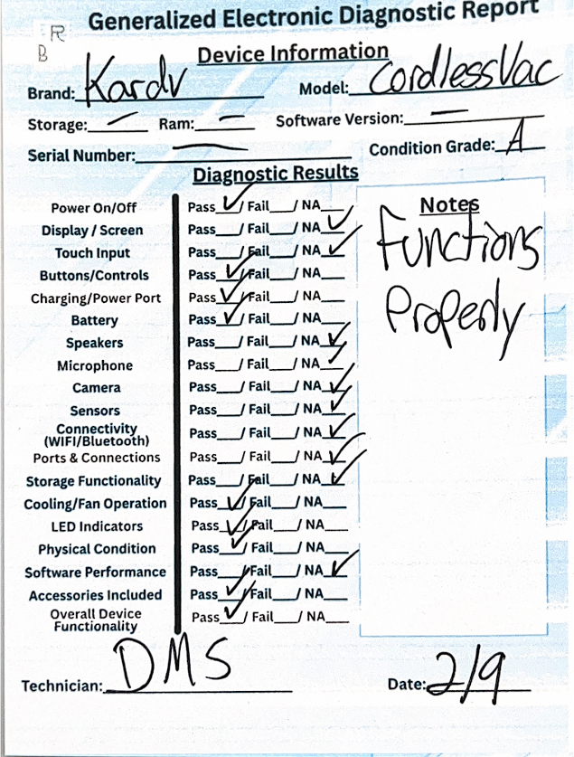 KARDV Cordless Vacuum Cleaner