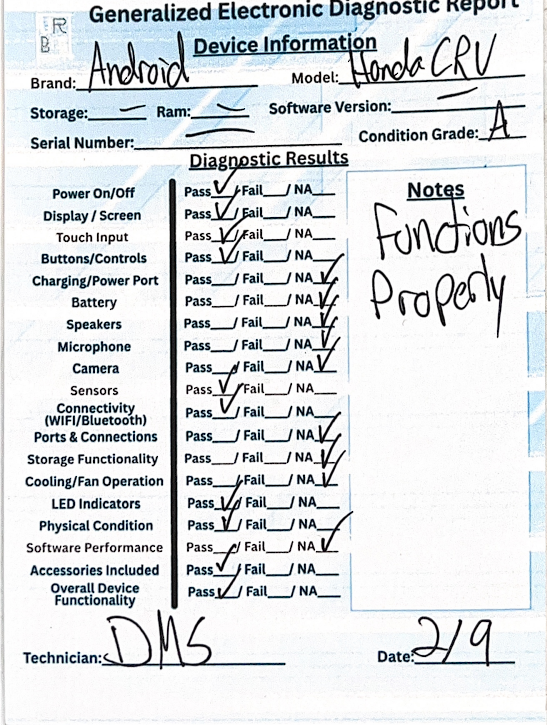 Inefala 2G+64G Android 15 Car Stereo for Honda CRV 2007-2011